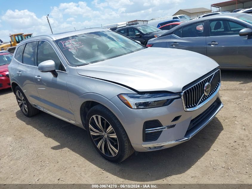 2022 Volvo Xc60 B5 Inscription VIN: YV4L12DL6N1059384 Lot: 39674270