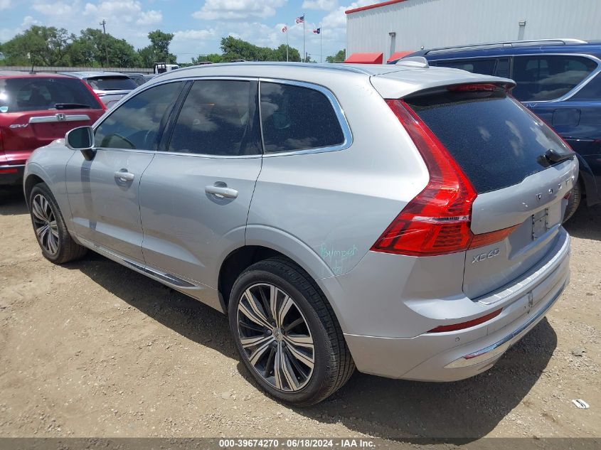 2022 Volvo Xc60 B5 Inscription VIN: YV4L12DL6N1059384 Lot: 39674270