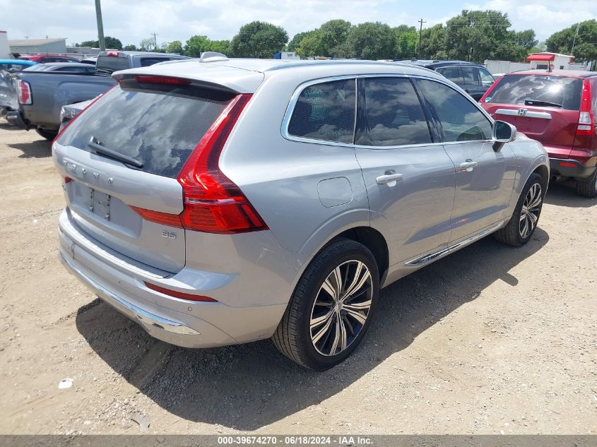 2022 Volvo Xc60 B5 Inscription VIN: YV4L12DL6N1059384 Lot: 39674270