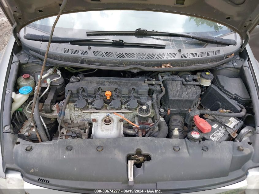 2010 Honda Civic Sdn Lx-S VIN: 2HGFA1F63AH526517 Lot: 39674277