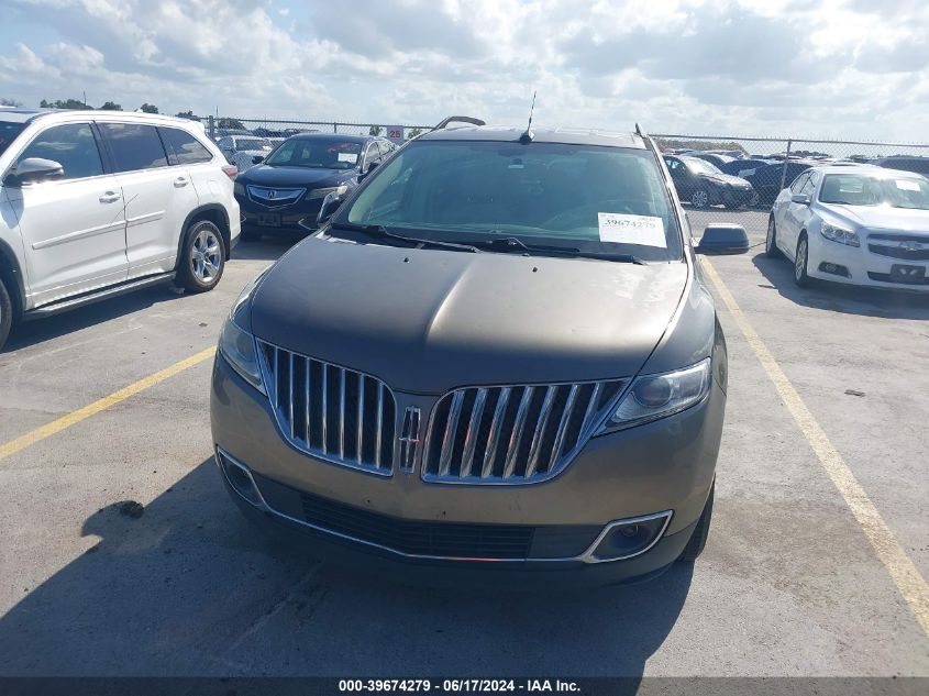 2012 Lincoln Mkx VIN: 2LMDJ6JK1CBL11005 Lot: 39674279