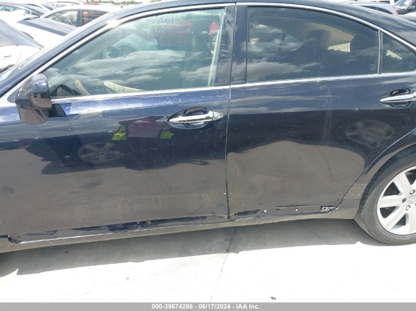 2008 Lexus Es 350 VIN: JTHBJ46G982157641 Lot: 39674286