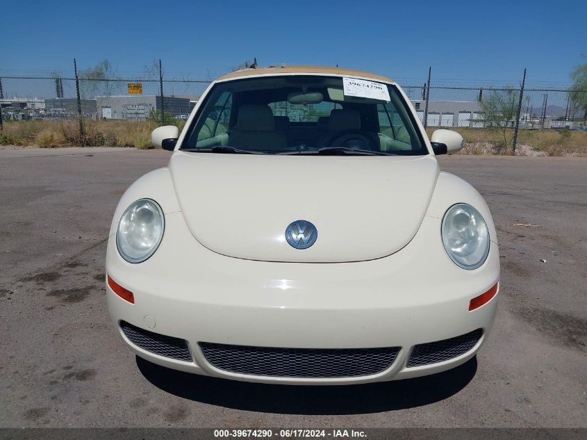 2009 Volkswagen New Beetle 2.5L VIN: 3VWRF31Y79M407249 Lot: 39674290