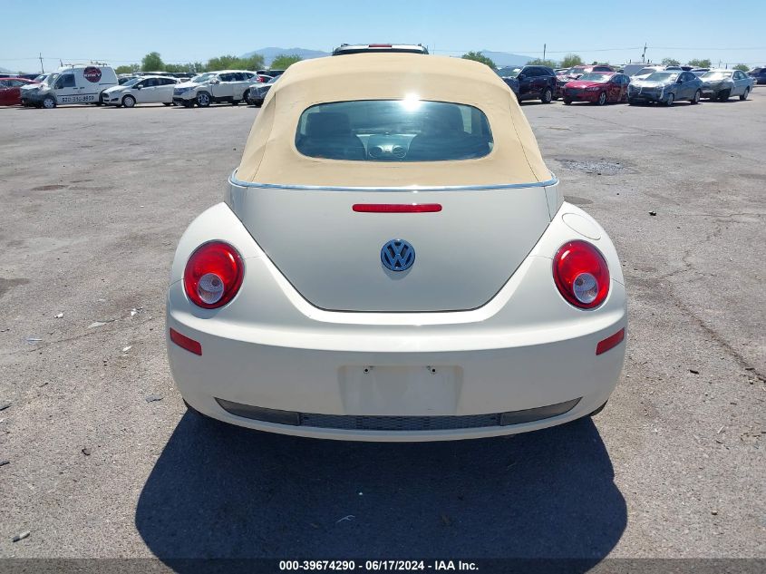 2009 Volkswagen New Beetle 2.5L VIN: 3VWRF31Y79M407249 Lot: 39674290