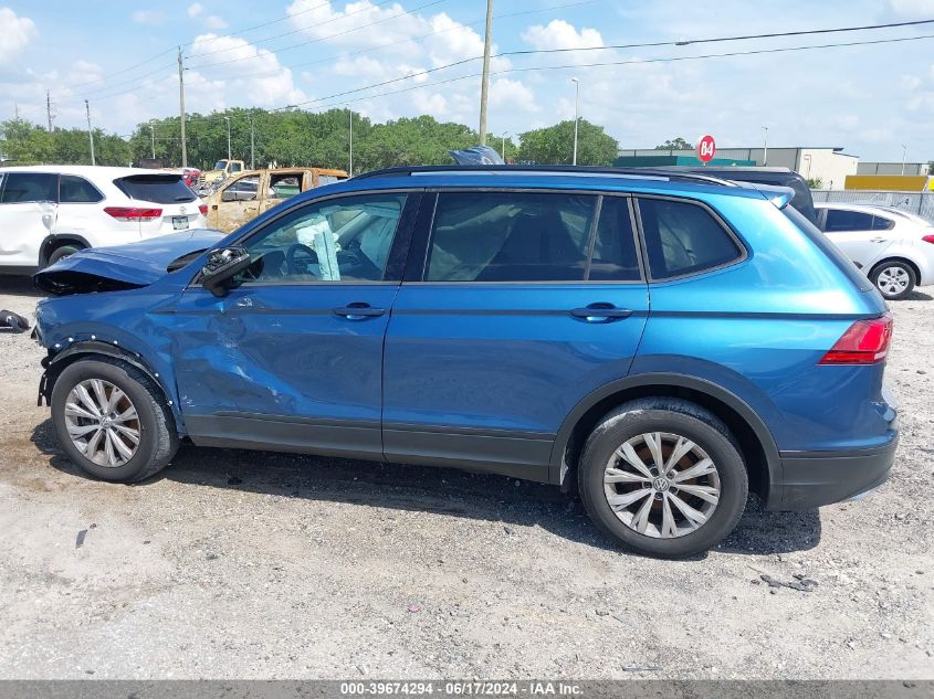 2019 Volkswagen Tiguan 2.0T S VIN: 3VV1B7AX7KM155763 Lot: 39674294