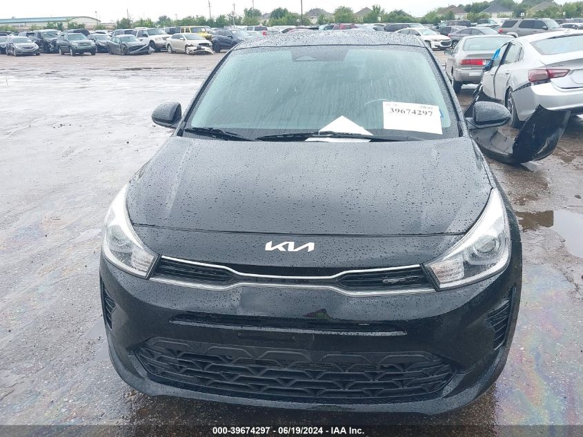 2022 Kia Rio S VIN: 3KPA24AD7NE493892 Lot: 39674297