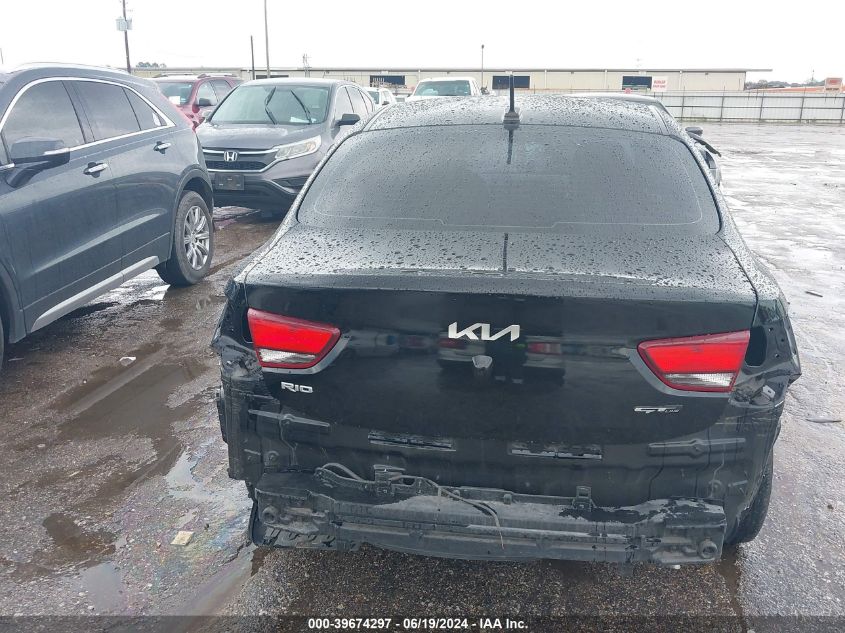 2022 Kia Rio S VIN: 3KPA24AD7NE493892 Lot: 39674297