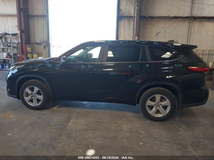 2023 Toyota Highlander Le VIN: 5TDKDRAH7PS504669 Lot: 39674303