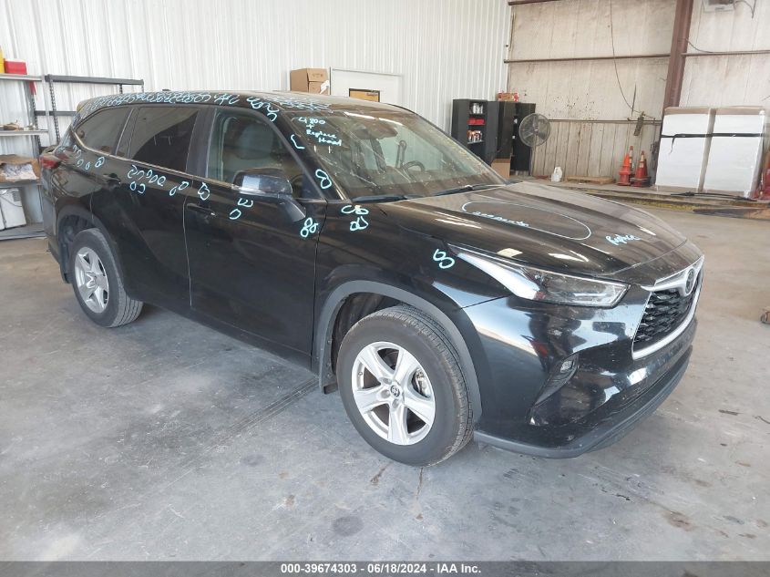 2023 TOYOTA HIGHLANDER L/LE/XLE/LIMITED/PLATINUM - 5TDKDRAH7PS504669