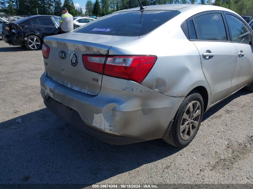 2016 Kia Rio Lx VIN: KNADM4A31G6643189 Lot: 39674304