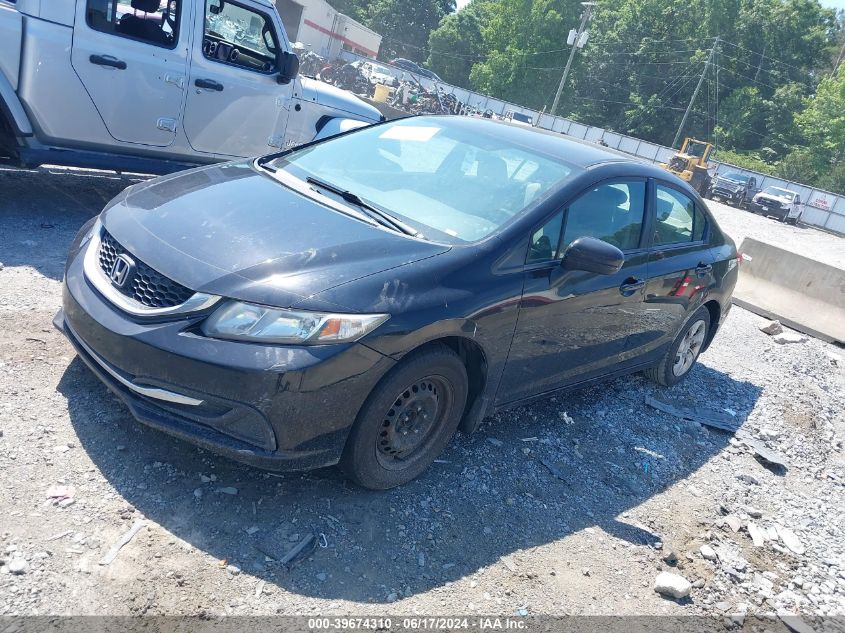 19XFB2F5XFE079664 | 2015 HONDA CIVIC