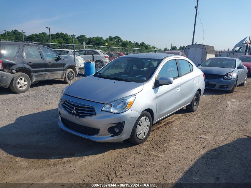 2017 Mitsubishi Mirage G4 Es VIN: ML32F3FJ5HHF11215 Lot: 39674344