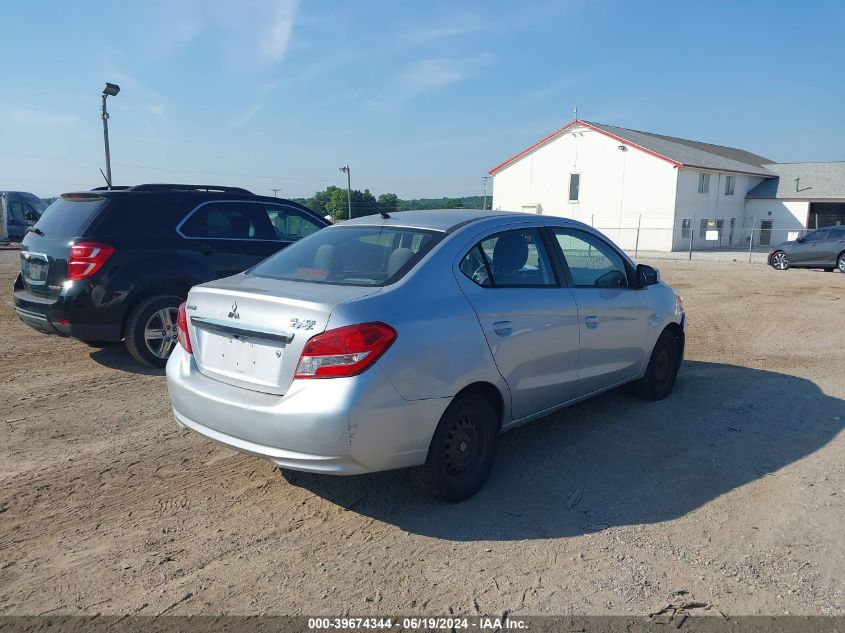 2017 Mitsubishi Mirage G4 Es VIN: ML32F3FJ5HHF11215 Lot: 39674344