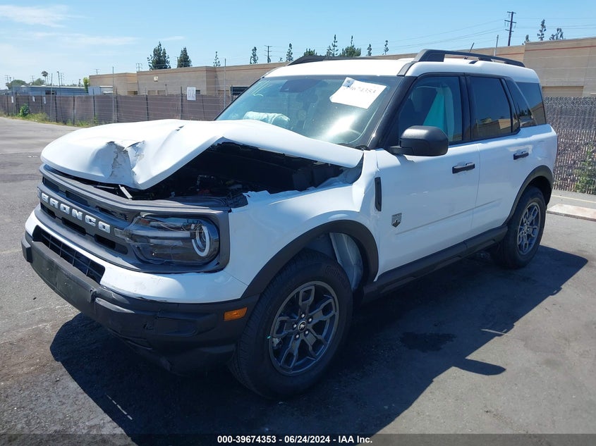 2023 Ford Bronco Sport Big Bend VIN: 3FMCR9B63PRE35108 Lot: 39674353