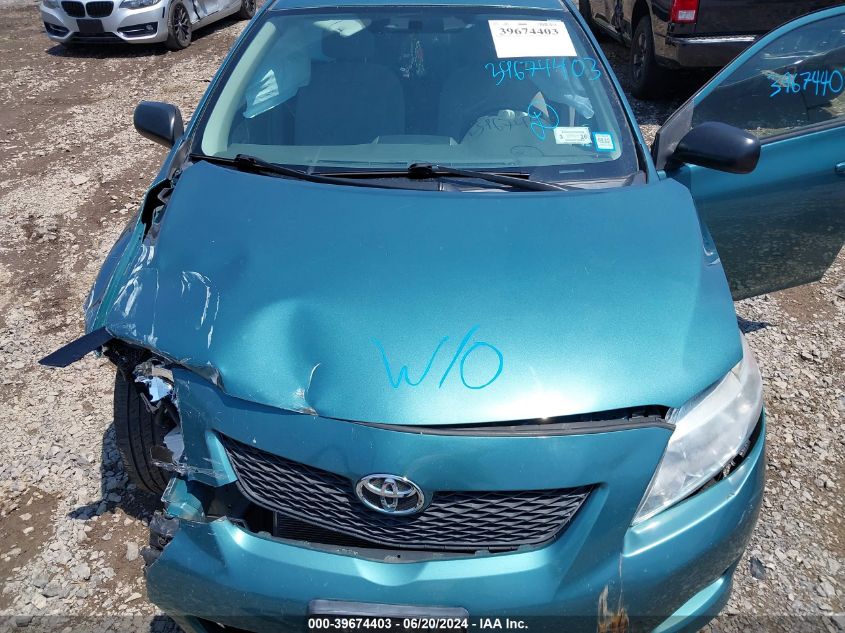 2009 Toyota Corolla VIN: 2T1BU40EX9C075629 Lot: 39674403