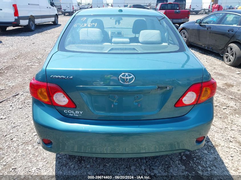 2009 Toyota Corolla VIN: 2T1BU40EX9C075629 Lot: 39674403