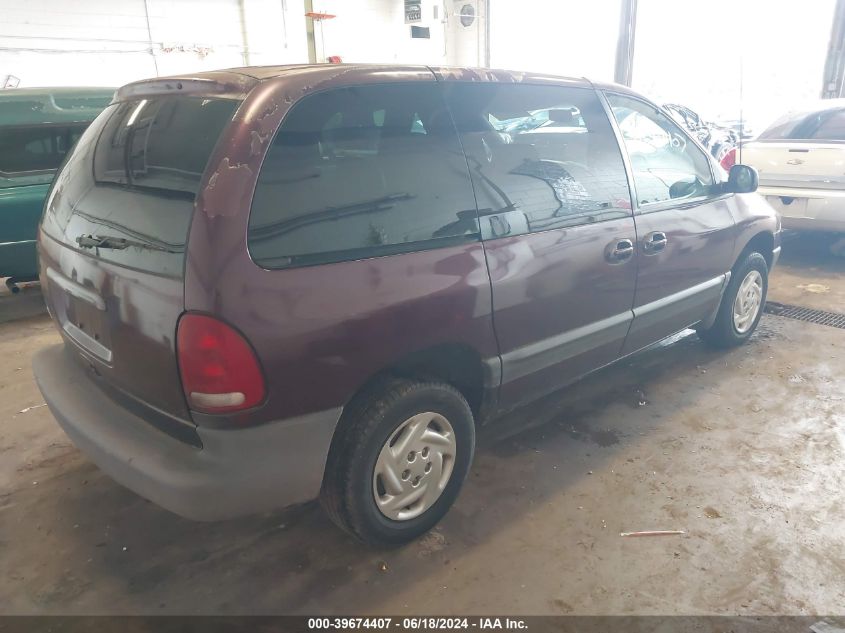 2000 Dodge Caravan Se VIN: 1B4GP45G6YB500300 Lot: 39674407