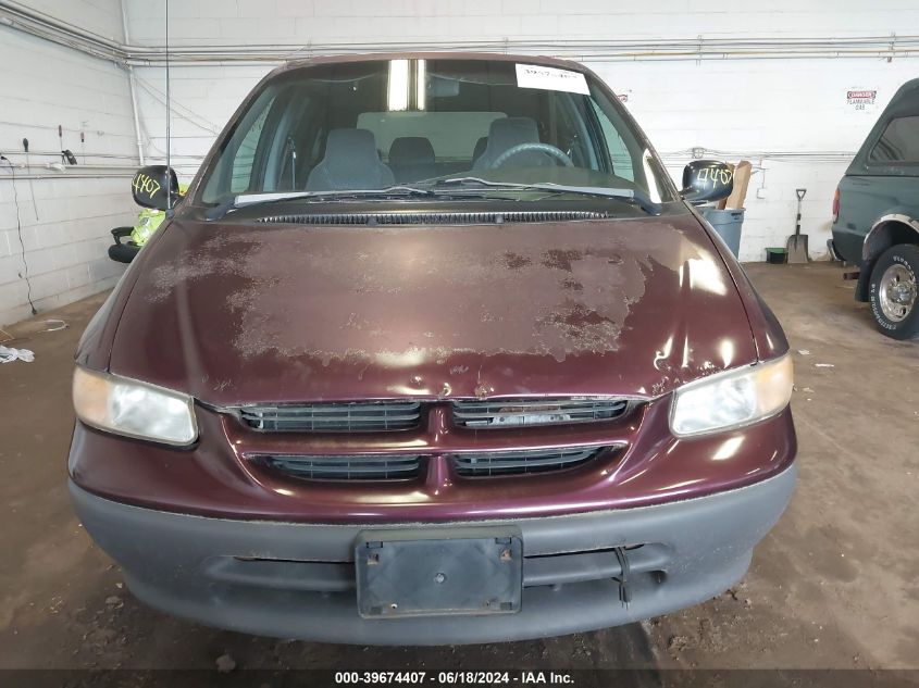 2000 Dodge Caravan Se VIN: 1B4GP45G6YB500300 Lot: 39674407