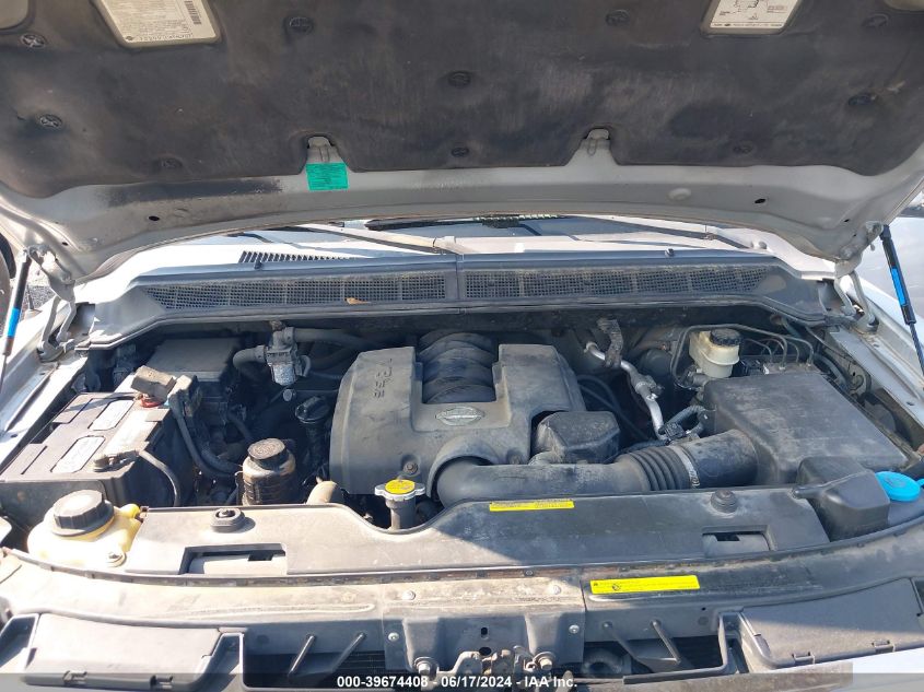 2004 Nissan Titan Se VIN: 1N6AA07B74N581513 Lot: 39674408