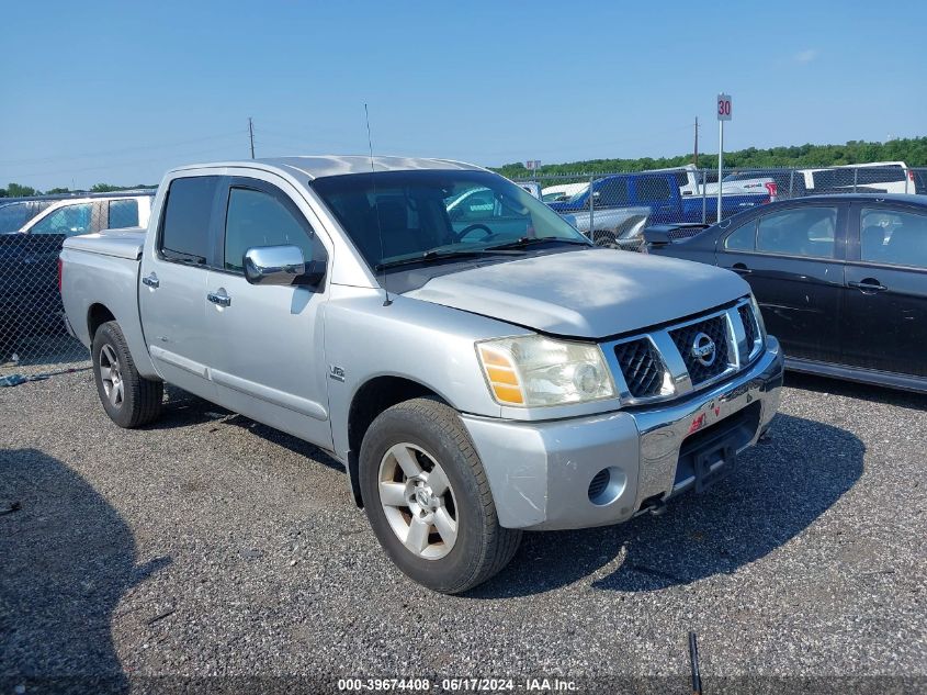 2004 Nissan Titan Se VIN: 1N6AA07B74N581513 Lot: 39674408