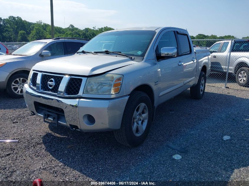 2004 Nissan Titan Se VIN: 1N6AA07B74N581513 Lot: 39674408