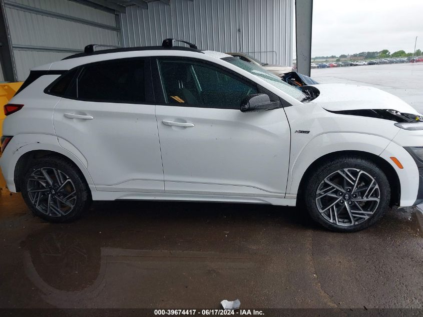 2022 Hyundai Kona N Line VIN: KM8K3CA36NU886217 Lot: 39674417