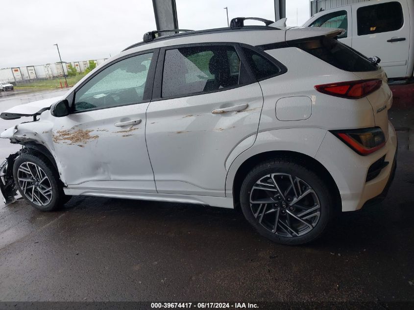 2022 Hyundai Kona N Line VIN: KM8K3CA36NU886217 Lot: 39674417