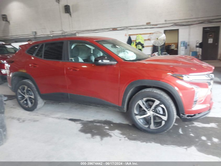2024 Chevrolet Trax Fwd 1Rs VIN: KL77LGE23RC107898 Lot: 39674442