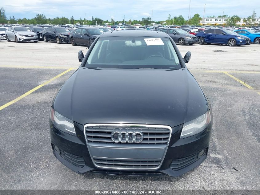 2011 Audi A4 2.0T Premium VIN: WAUEFAFL7BN002391 Lot: 39674488