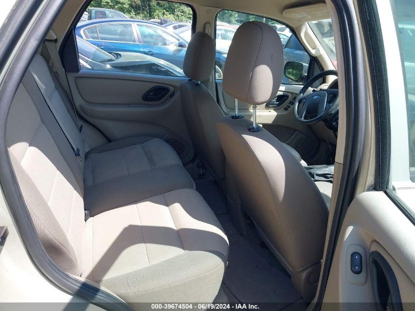 2006 Ford Escape Xls/Xls Manual VIN: 1FMYU92ZX6KA07473 Lot: 39674504