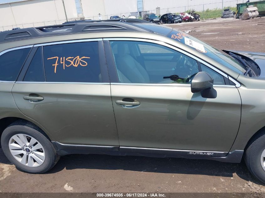 2019 Subaru Outback 2.5I Premium VIN: 4S4BSAFC2K3347594 Lot: 39674505