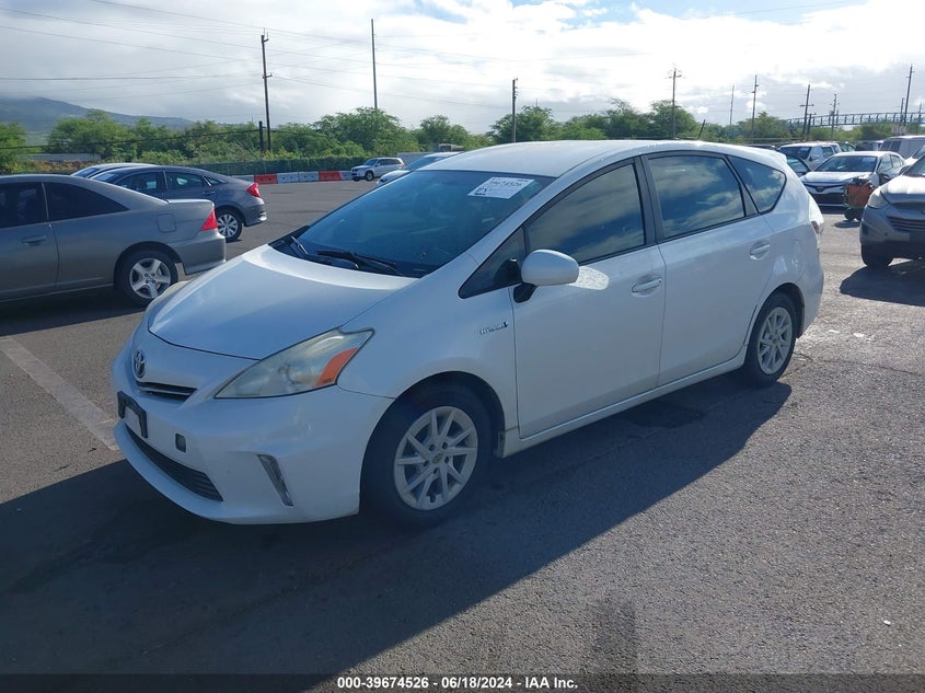 2012 Toyota Prius V Five/Three/Two VIN: JTDZN3EU2C3052657 Lot: 39674526
