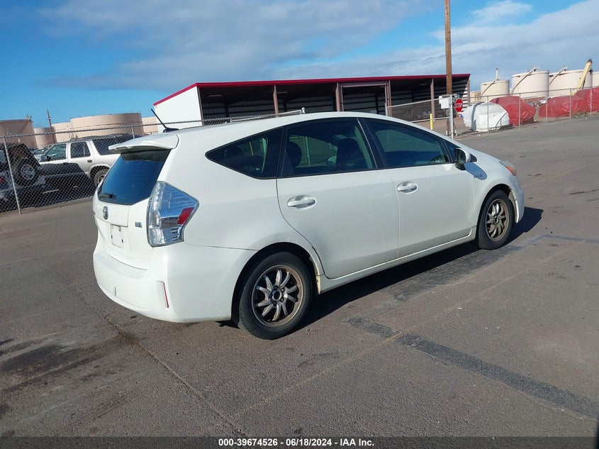 2012 Toyota Prius V Five/Three/Two VIN: JTDZN3EU2C3052657 Lot: 39674526