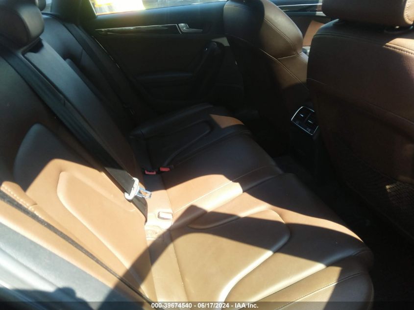 2013 Audi A4 2.0T Premium VIN: WAUFFAFL1DN050315 Lot: 39674540