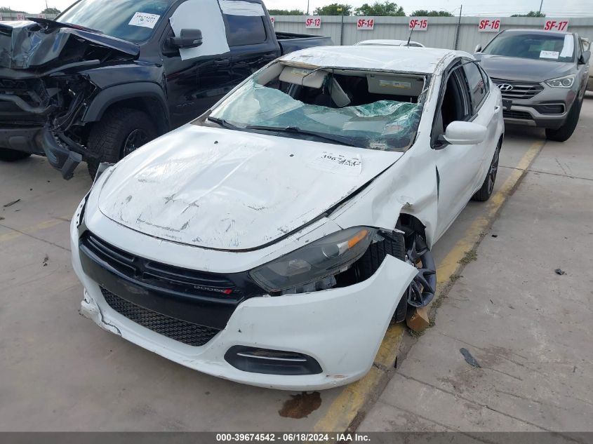 2016 Dodge Dart Se VIN: 1C3CDFAA8GD728359 Lot: 39674542