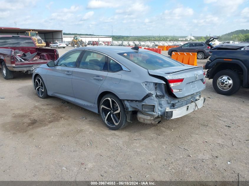 1HGCV1F30NA053158 2022 Honda Accord Sport