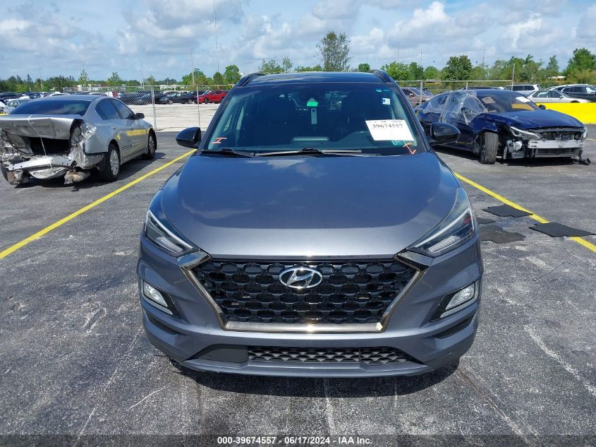 2019 Hyundai Tucson Night VIN: KM8J3CAL2KU922279 Lot: 39674557