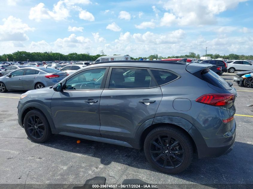 2019 Hyundai Tucson Night VIN: KM8J3CAL2KU922279 Lot: 39674557