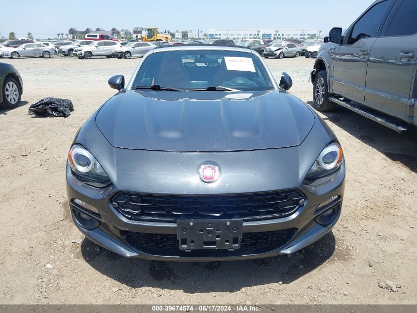 2017 Fiat 124 Spider Lusso VIN: JC1NFAEK2H0103854 Lot: 39674574