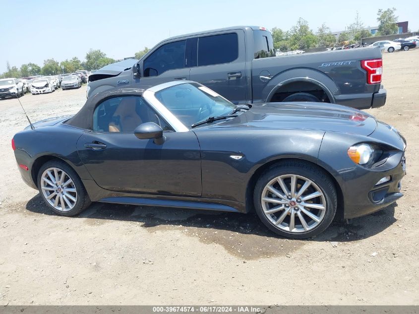 2017 Fiat 124 Spider Lusso VIN: JC1NFAEK2H0103854 Lot: 39674574