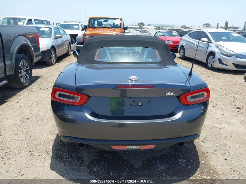 2017 Fiat 124 Spider Lusso VIN: JC1NFAEK2H0103854 Lot: 39674574