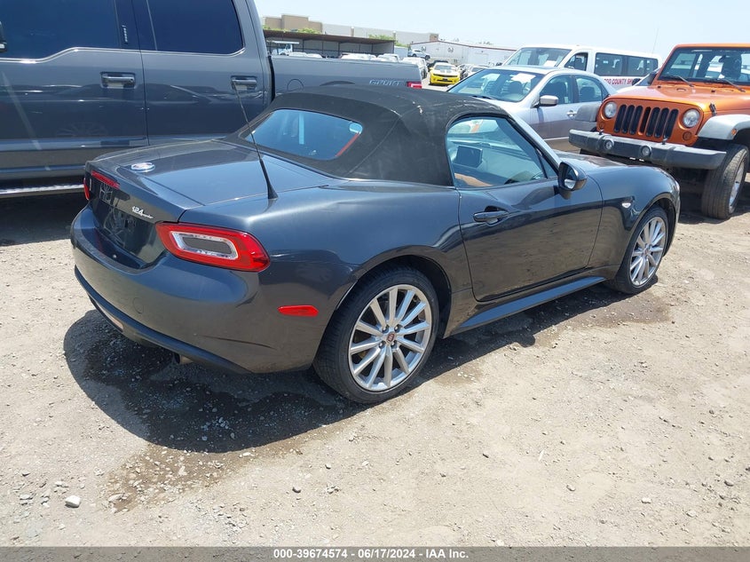 2017 Fiat 124 Spider Lusso VIN: JC1NFAEK2H0103854 Lot: 39674574