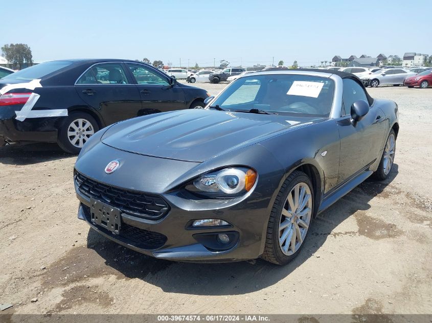 2017 Fiat 124 Spider Lusso VIN: JC1NFAEK2H0103854 Lot: 39674574