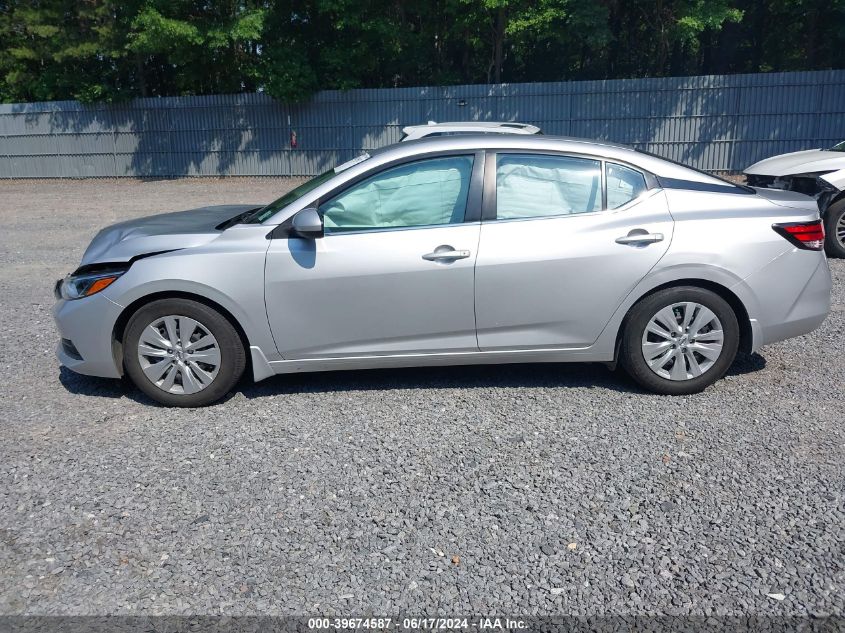 2022 Nissan Sentra S Xtronic Cvt VIN: 3N1AB8BV3NY238415 Lot: 39674587