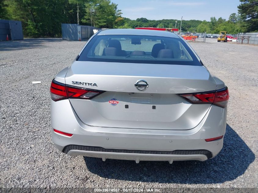 2022 Nissan Sentra S Xtronic Cvt VIN: 3N1AB8BV3NY238415 Lot: 39674587