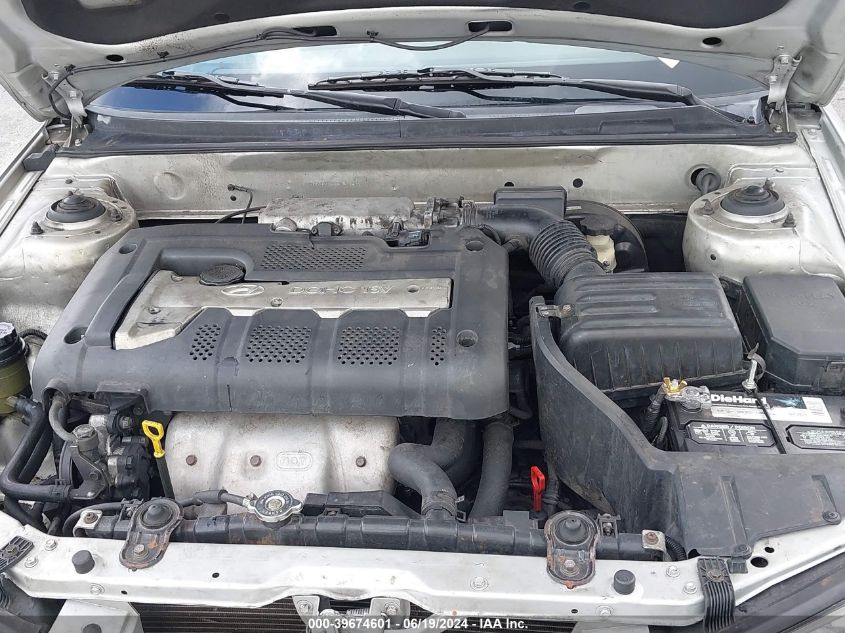 2002 Hyundai Elantra Gls VIN: KMHDN45D12U412974 Lot: 39674601