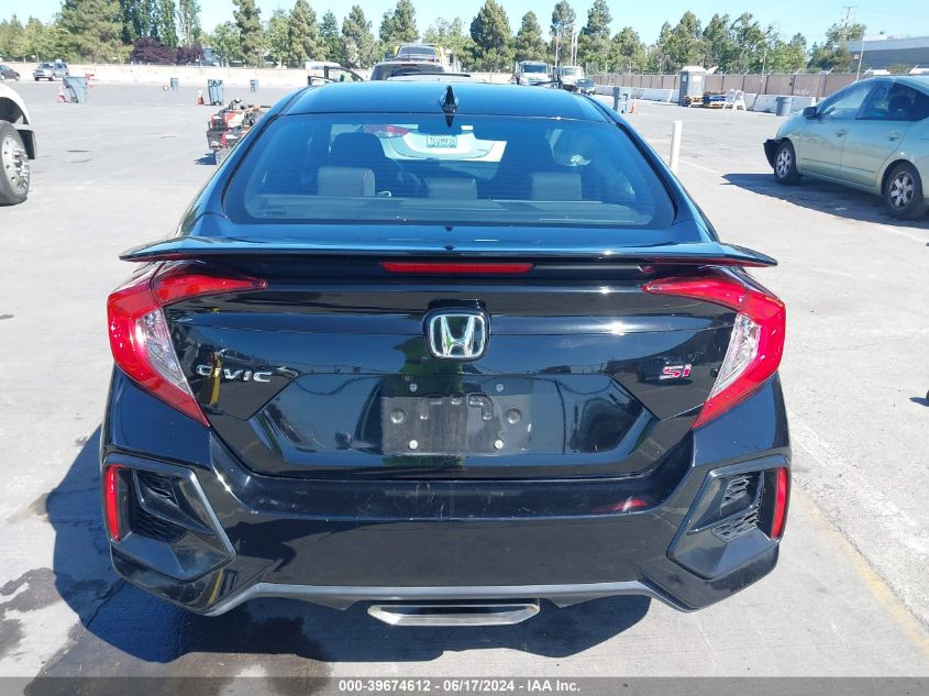 2020 Honda Civic Si Sedan VIN: 2HGFC1E50LH703014 Lot: 39674612