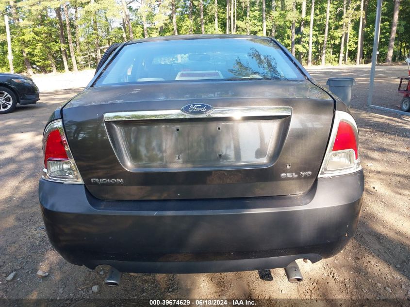 2006 Ford Fusion Sel VIN: 3FAHP08116R123042 Lot: 39674629