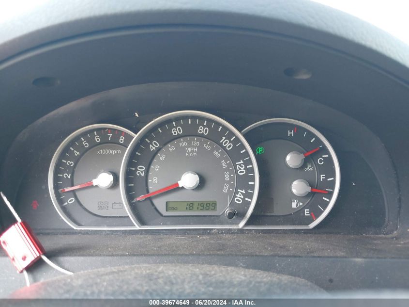 2008 Kia Sorento Lx VIN: KNDJC735485843256 Lot: 39674649