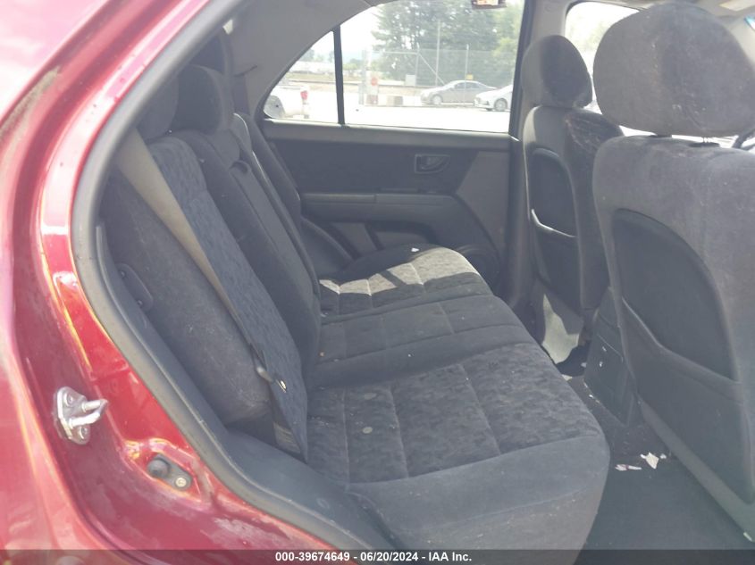 2008 Kia Sorento Lx VIN: KNDJC735485843256 Lot: 39674649